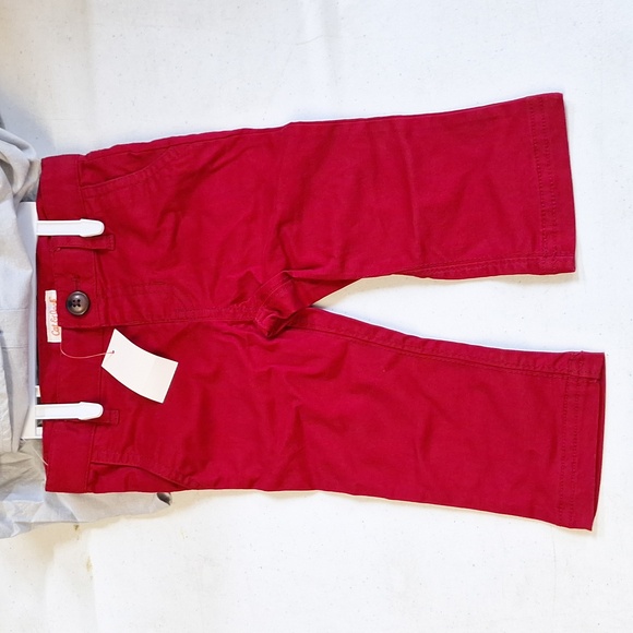 NEW! 3pc Toddler Boys' Long Sleeve Woven Shirt, Tie, and Pants Set - 12M - Picture 6 of 7